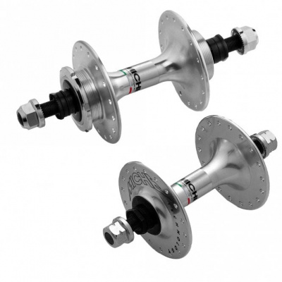 Miche Primato L/Flange 32h Fix/Free Hubs - Silver - Pair