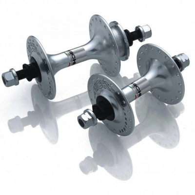 Miche Primato L/Flange 36h Track Hubs - Silver - Pair