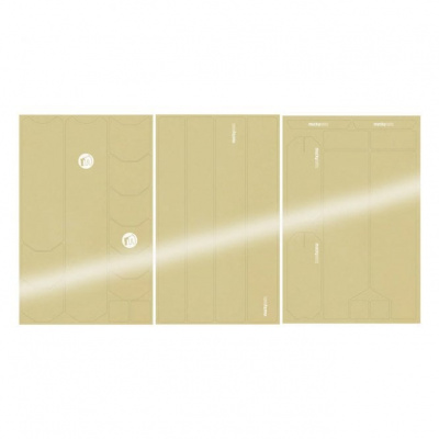 Mucky Nutz Clear The Works Skinz MTB Frame Protection - White Matt