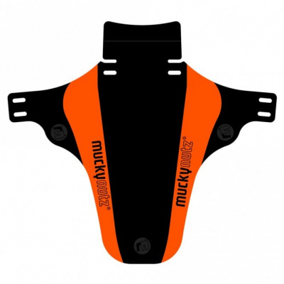 Mucky Nutz Face Fender MTB Clip-On Front Mudguard - Orange