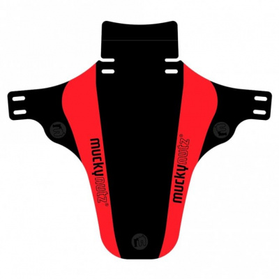 Mucky Nutz Face Fender MTB Clip-On Front Mudguard - Red