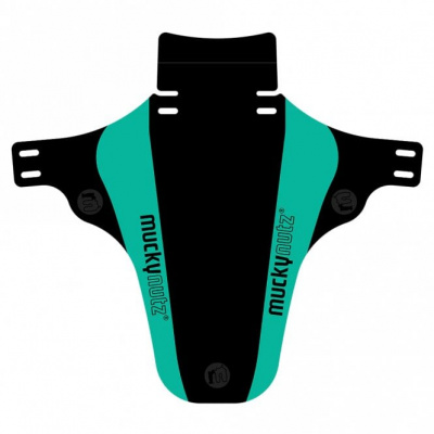 Mucky Nutz Face Fender MTB Clip-On Front Mudguard - Teal