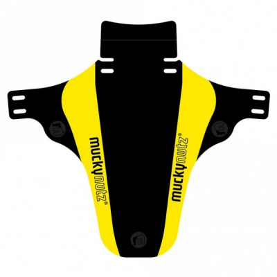 Mucky Nutz Face Fender MTB Clip-On Front Mudguard - Yellow