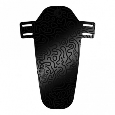 Mucky Nutz Kids Face Fender Large Clip-On Bike Mudguard - Doodle Black