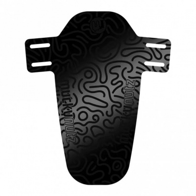 Mucky Nutz Kids Face Fender Small Clip-On Bike Mudguard - Doodle Black