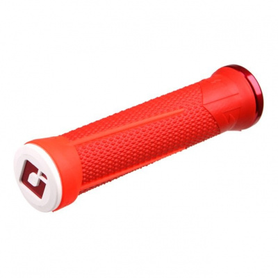 ODI AG1 MTB Lock On Grips - Red / Red - 135 mm