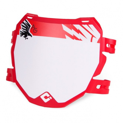 ODI DH Number Plate - Red