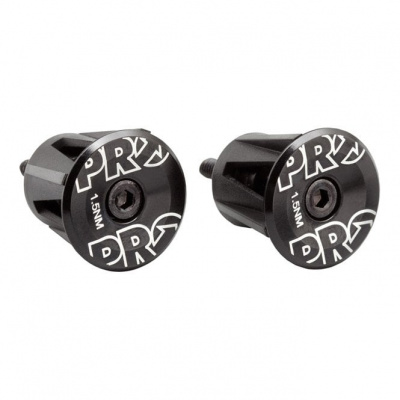 PRO Handlebar End Plugs - Alloy - Black