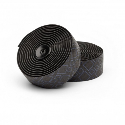 PRO Peaked Team Handlebar Tape - Black/Blue PU