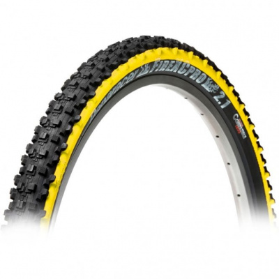 Panaracer Fire XC Pro TLC Folding MTB Tyre - 26 x 2.1 - Black/Yellow