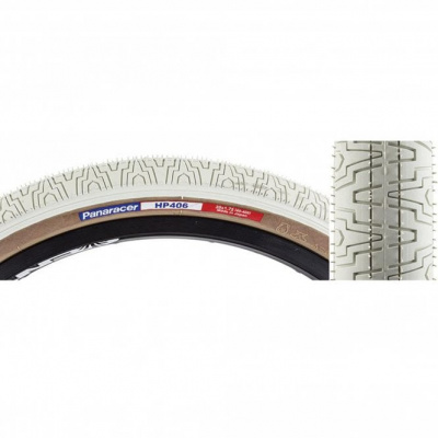 Panaracer HP406 Bmx Tyre - White/Amber - 20 x 1.75 inch
