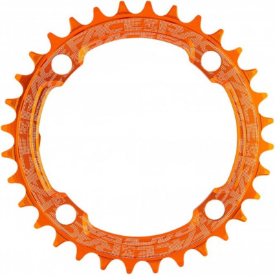 Race Face Narrow/Wide Single Chainring 104 x 30T - Orange