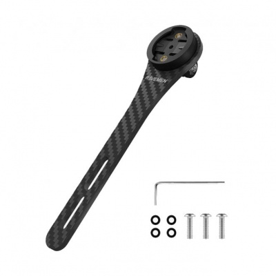 Ravemen AOM03 Out-Front Carbon Mount Compatible with Garmin
