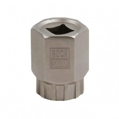 RockShox Service - Suspension Top Cap/Cassette Tool (for SRAM/Shimano Cassettes) - SID, Paragon - Black