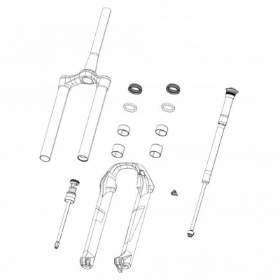 RockShox Spare - Fork Compression Damper Spare Housing Stop - Fits TK and RL Remote Dampers (includes Housing Stop and Set Screw) - Judy/Recon/30/35 (