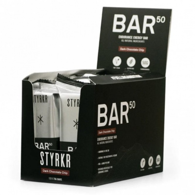 STYRKR BAR50 Energy Bar x 12 - Dark Chocolate Chip