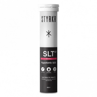 STYRKR SLT07 500mg Sodium Hydration Tablets Tube of 6 x 12 - Berry
