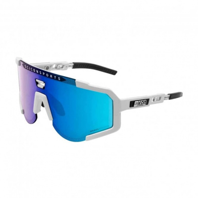 Scicon Sports Aeroscope Multimirror Sunglasses SCN-PP Blue/White Gloss
