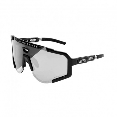 Scicon Sports Aeroscope Photochromic Sunglasses SCN-PP Silver/Black Gloss