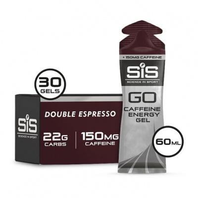 Science In Sport SIS Go Energy+caffine Double Espresso 60ml box of 30.