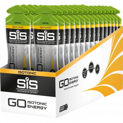 Science In Sport SIS Go Isotonic Gel 60ml - Box of 30 - Apple