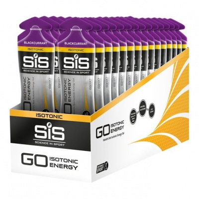 Science In Sport SIS Go Isotonic Gel 60ml - Box of 30 - Blackcurrent