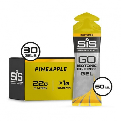 Science In Sport SIS Go Isotonic Gel 60ml - Box of 30 - Pineapple