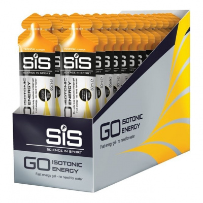 Science In Sport SIS Go Isotonic Gel 60ml - Box of 30 - Tropical Fruit