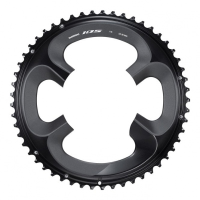 Shimano 105 FC-R7000 11 Speed Outer Chainring - 53T-MW - Black