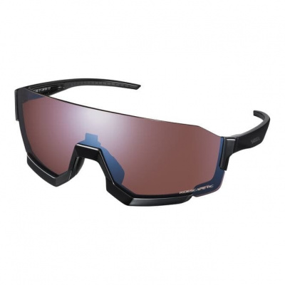 Shimano Aerolite Glasses - Metallic Black - Ridescape Road Lens