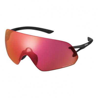 Shimano Aerolite Panoramic Glasses - Metallic Black - Ridescape Road Lens