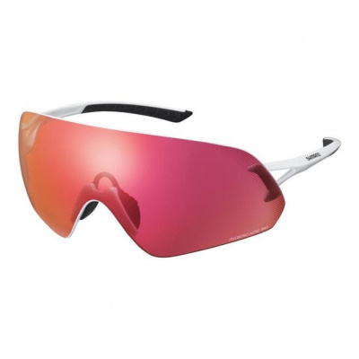 Shimano Aerolite Panoramic Glasses - Metallic White - Ridescape Road Lens