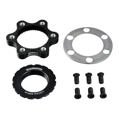 Shimano Centre-Lock hub to 6 bolt disc adapter each