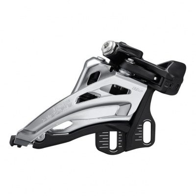 Shimano Deore FD-M4100-E Deore front derailleur - 10-speed - side swing - E-type - Silver