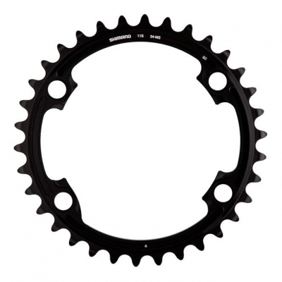 Shimano Dura-Ace FC-R9100 11 Speed Inner Chainring - 34T-MS for 50/34T - Black