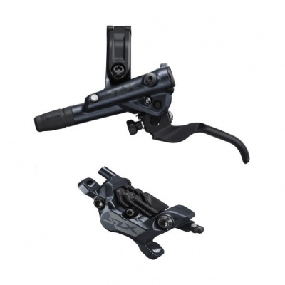 Shimano SLX BR-M7120/BL-M7100 SLX 4 pot bled brake lever/post mount calliper - Grey