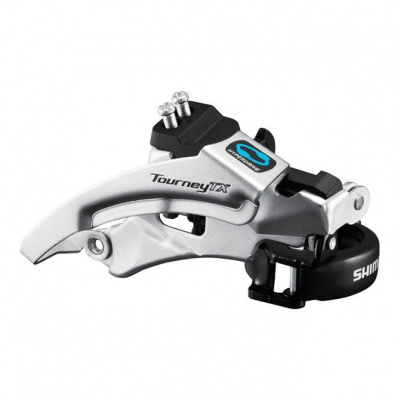 Shimano Tourney FD-TX800 TX Front Derailleur - Top Swing - Dual Pull - for 42/48T - 63-66 degree