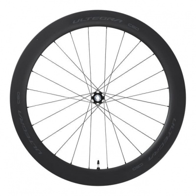 Shimano Ultegra WH-R8170-C60-TL Disc Carbon Clincher Front Wheel - 60 mm - 12 x 100 mm Axle - 700 C
