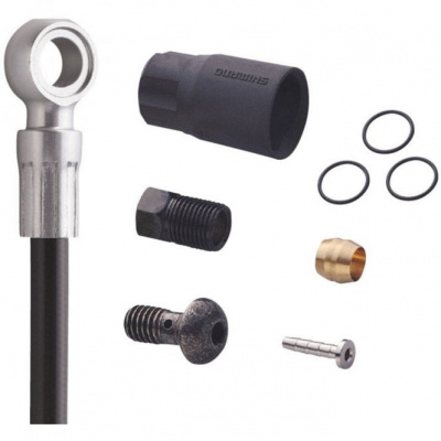 Shimano Zee SM-BH90 Disc Brake Hose M640 - Straight Banjo - 1000 mm - Black
