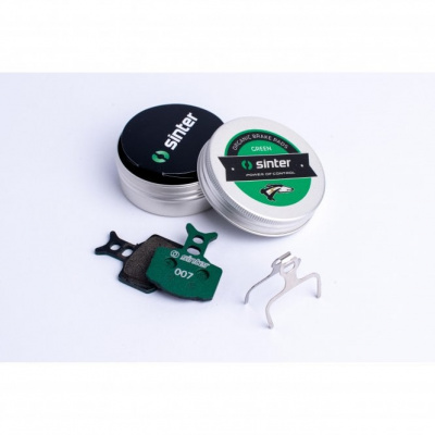 Sinter Disc Brake Pads - 007 Formula - Single Pair - Green