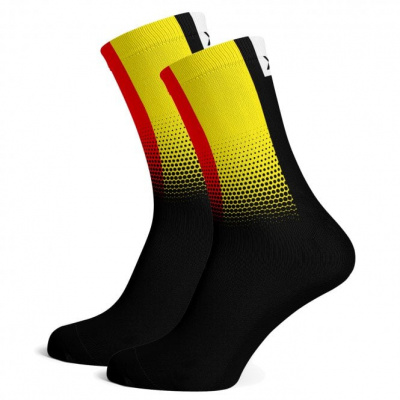 Sox Belgium Flag Black Premium Crew Socks