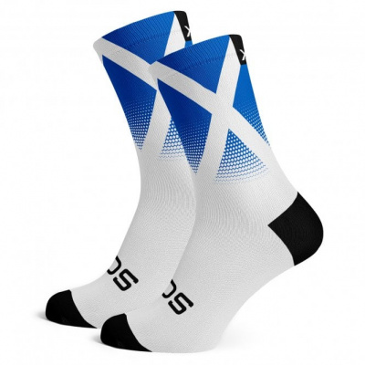 Sox Scotland Flag White Premium Crew Socks