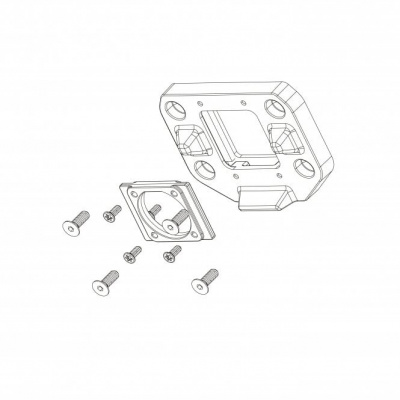 Sram BT Etp Range Extender Snapframe (Including 4 M3 Black Bolts)