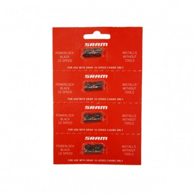 Sram Powerlock Black (4pcs)