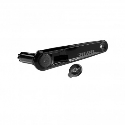 Sram Rival D1 Power Meter Upgrade - Left Arm And Power Meter Spindle - Dub - Black