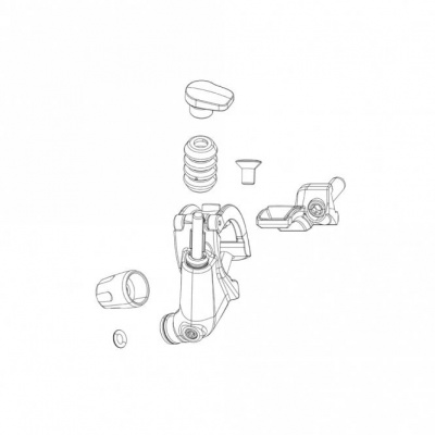 Sram Rockshox Spare - Remote Spare Part Discrete Puck Hydraulic Remote (spacer) for XLoc Remotes QTY2