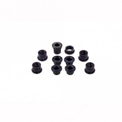 Sram Spare - Crank Chainring Bolt Kit Red Quarq Hidden Bolt 5-ARM Steel Black