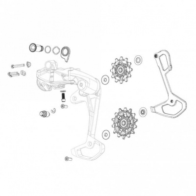Sram Spare - Rear Derailleur B-bolt / B-screw / Limit Screws Force XPLR eTap Axs