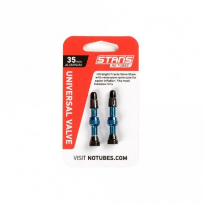 Stans Stan's No Tubes Alloy Presta Valves - Blue