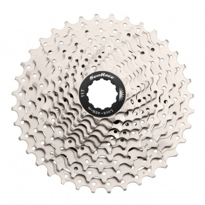 SunRace & Sturmey Archer Sunrace Csms1 - 10 Speed 11-36T Metallic Cassette